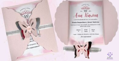 Invitaciones para 15 años hechas en casa